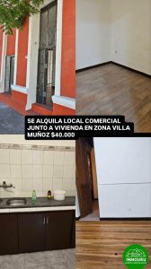 Se alquila Local comercial junto a Vivienda en Zona La Comercial