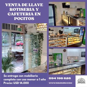 Venta de llave de rotisería y cafetería