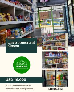 Se vende llave comercial en Tres Cruces