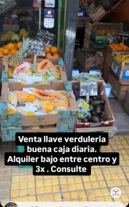 Llave Verduleria Entre Centro Y 3x Buena Caja Diaria 