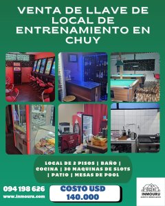 Venta llave de Loal de entretenimiento en Chuy 