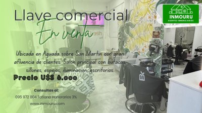 Venta de Llave comercial en Aguada