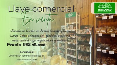 Venta de Llave comercial en Corón