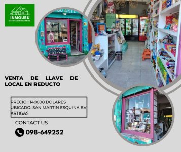 Venta de llave de Local en Reducto
