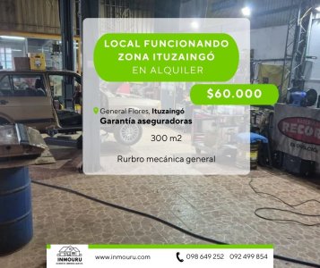 Se alquila local funcionando en Ituzaingó