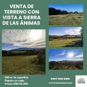 Venta de terreno rural en Pan de Azúcar 