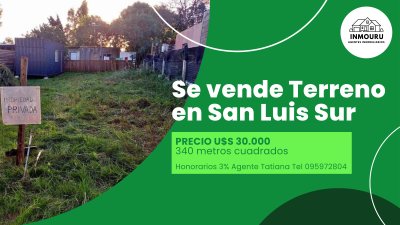 Venta de Terreno en San Luis Sur