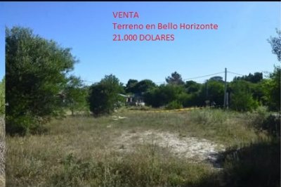 Venta de terreno en Bello Horizonte 