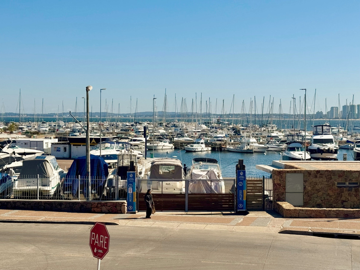 Vista maravillosa al Puerto de Punta del Este