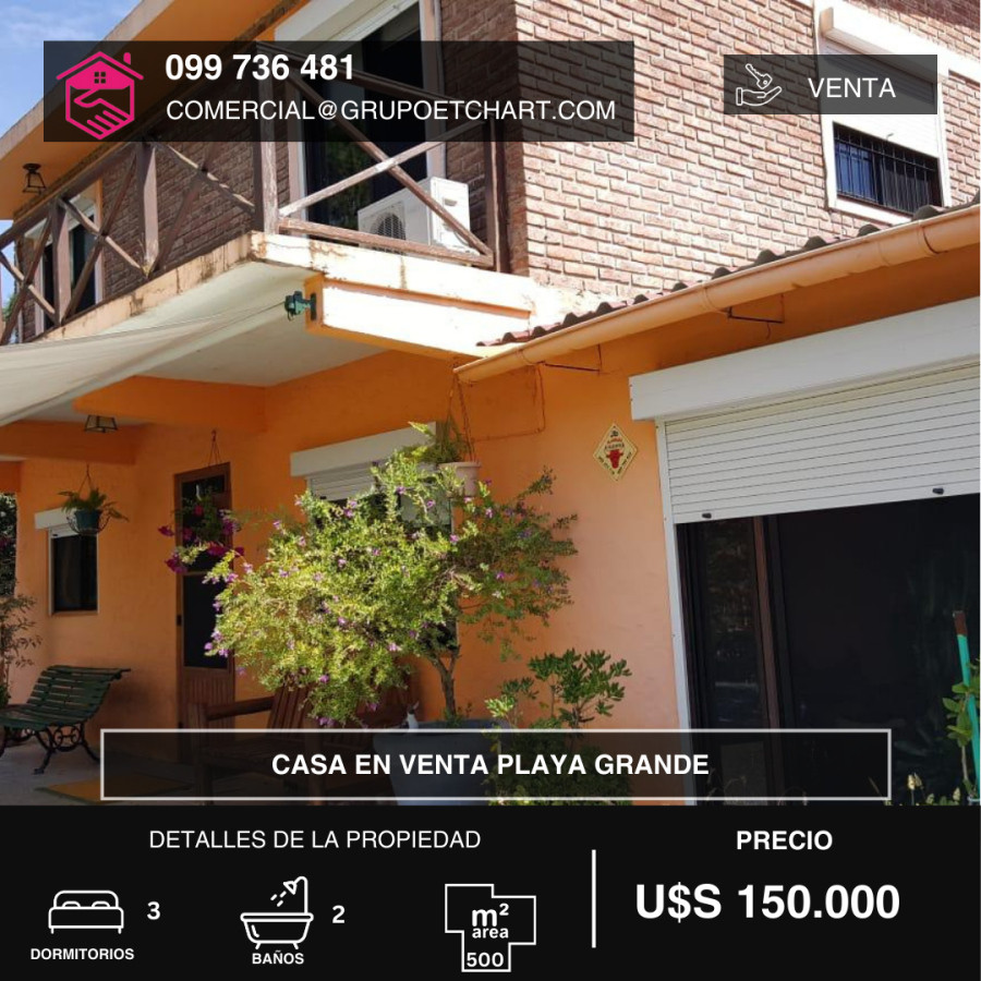 Casa en venta Piriápolis 3 dormitorios y 2 baños