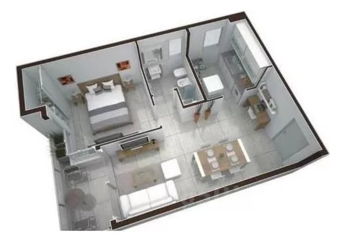 Apartamento en venta - 1 Dormitorio centro Maldonado.