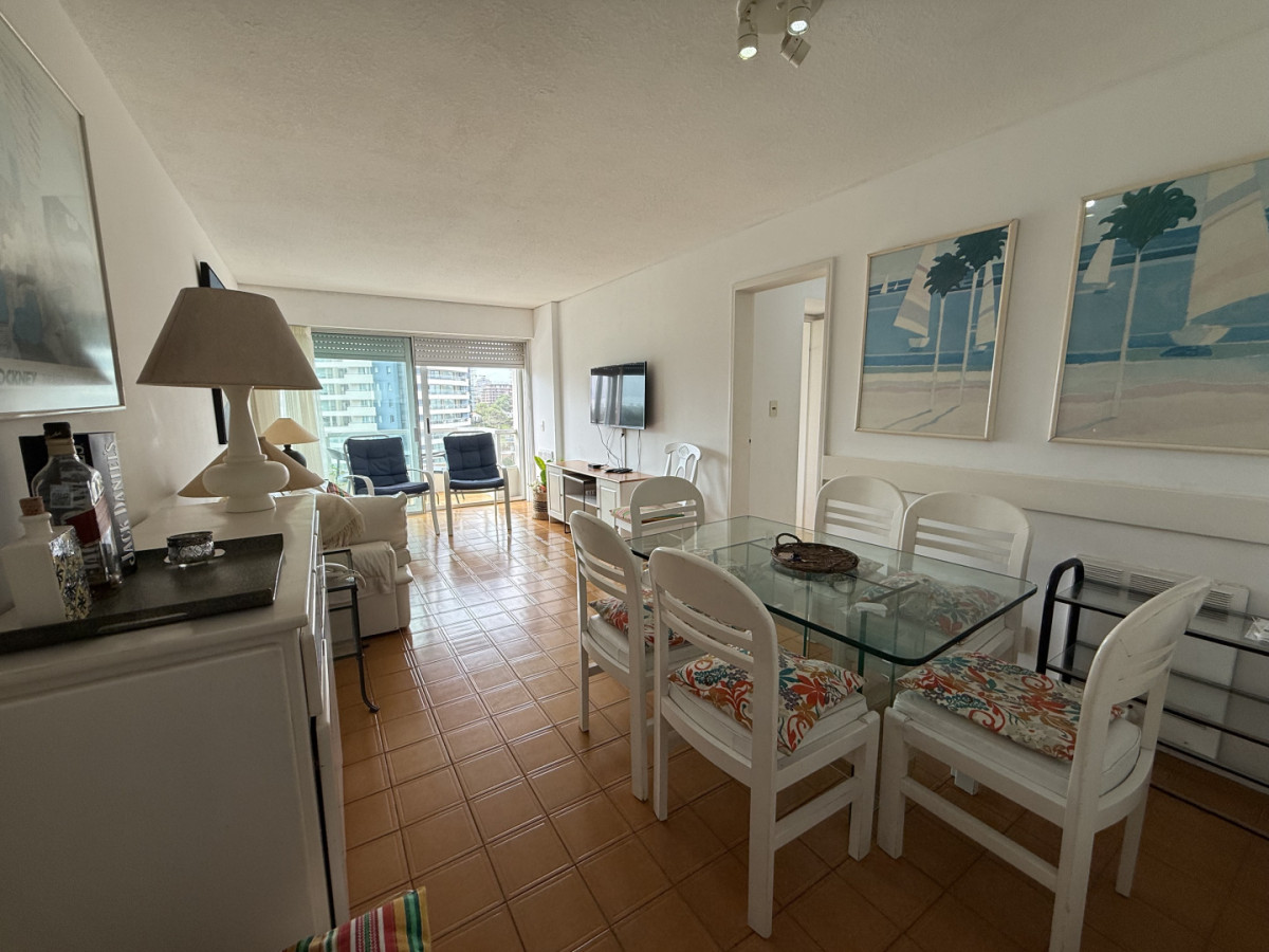 Alquiler invernal apartamento 2 dormitorios y dos baños con vista al mar Punta del este