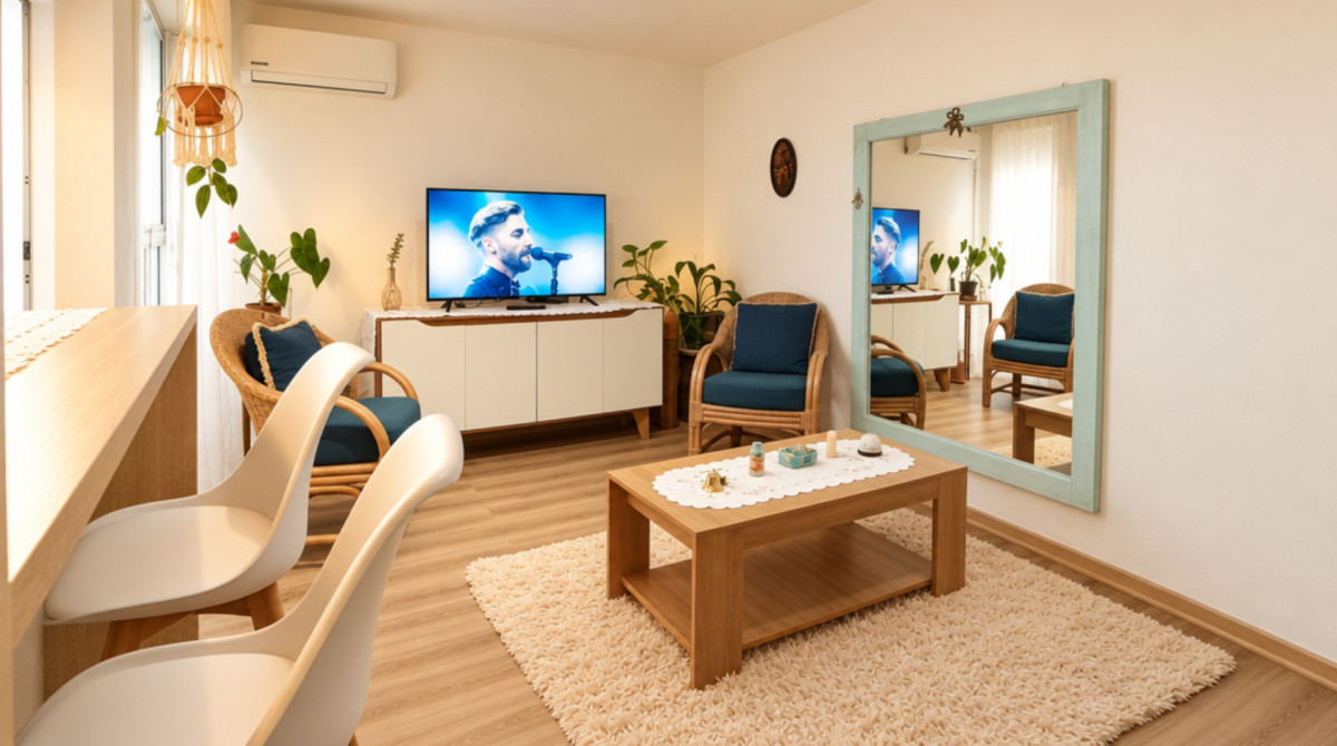2-Zimmer-Innenwohnung mit Terrasse, Parque Batlle