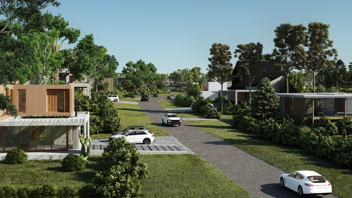 Venta de terrenos en barrio privado aura sumergidos en el bosque y el jardín