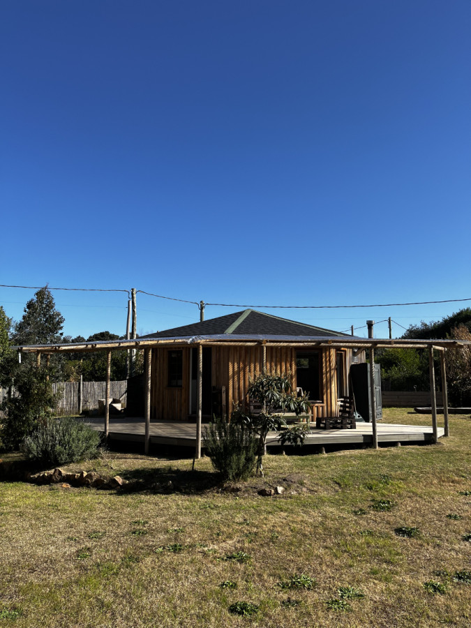Hermoso casa Octógono de madera en ocean park
