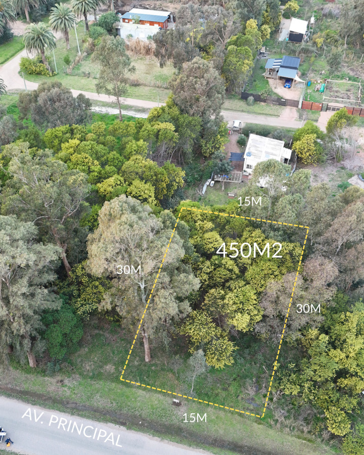 Terreno en Sauce de portezuelo sobre avenida principal a 400m del mar 