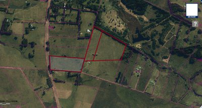 SE VENDE CHACRA DE 22 Hs. RUTA 104, 1° LINEA 