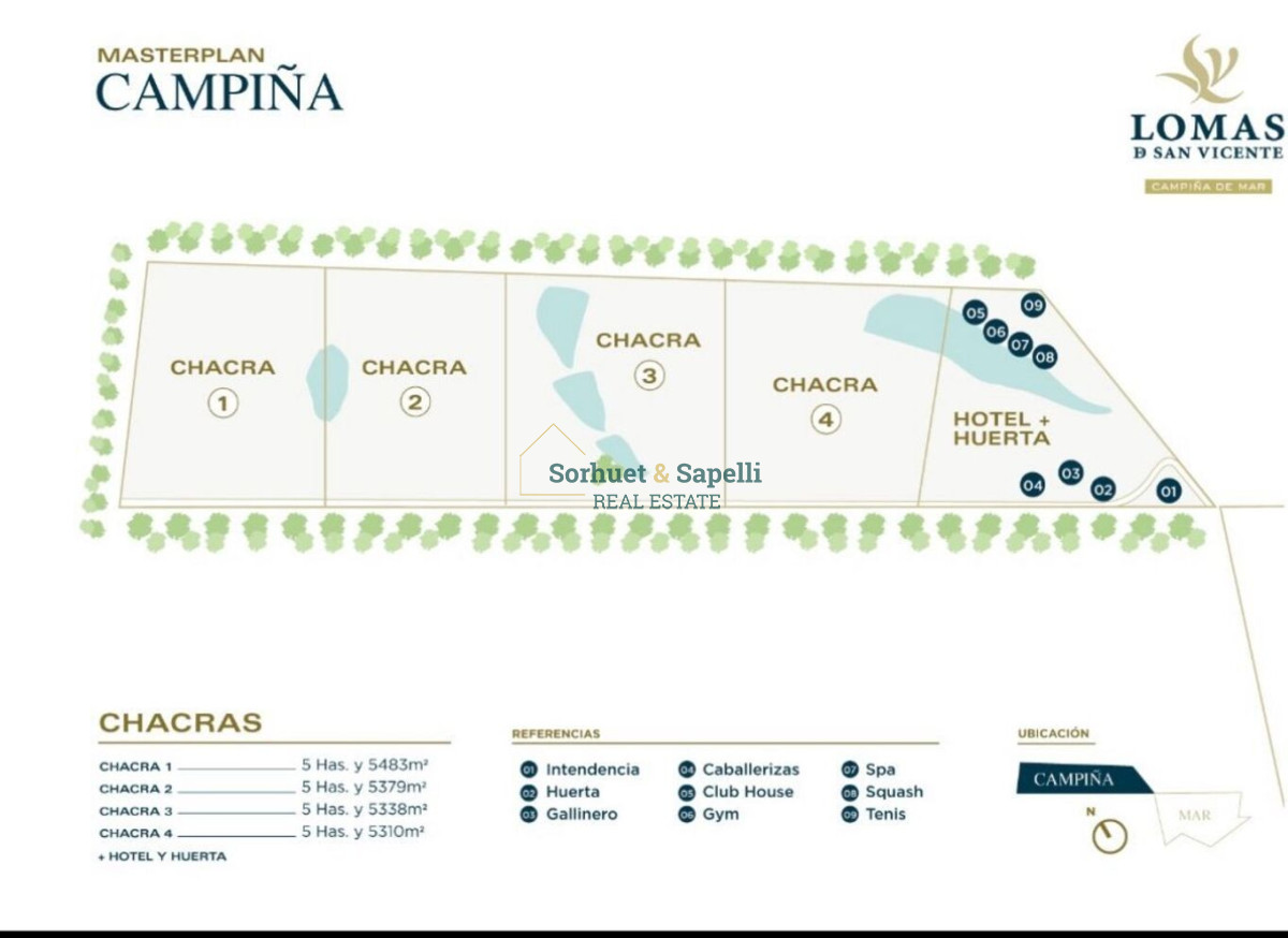 Chacra en venta Punta del Este, Lomas de San Vicente