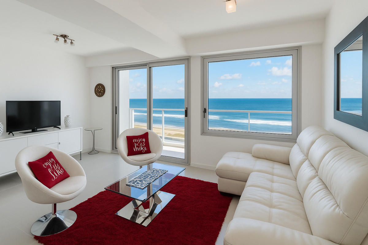 Apartamento 2 dormitorio 2 baños  con vista al mar 