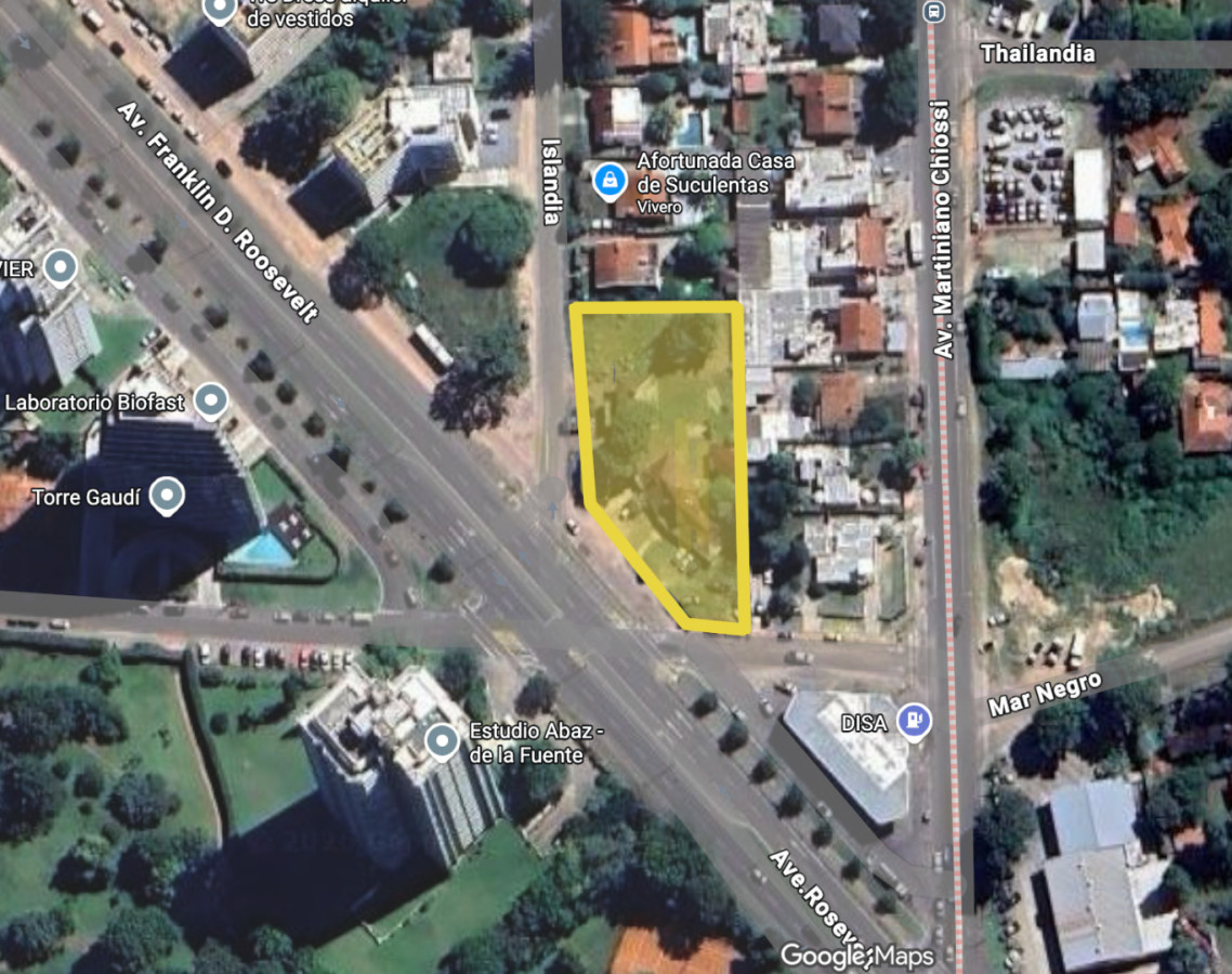 Terreno apto PH edificio tipo torre sobre roosevelt