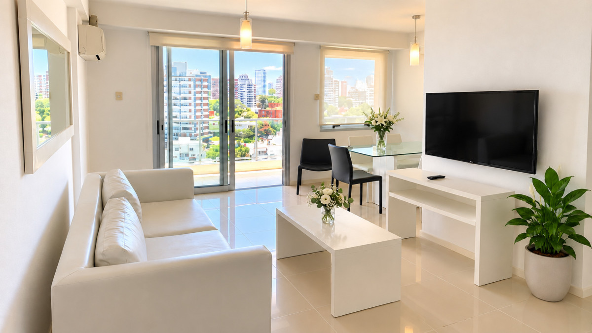 Alquiler Anual | Moderno Apartamento de 2 Dormitorios y 2 Baños con Garaje y Servicios