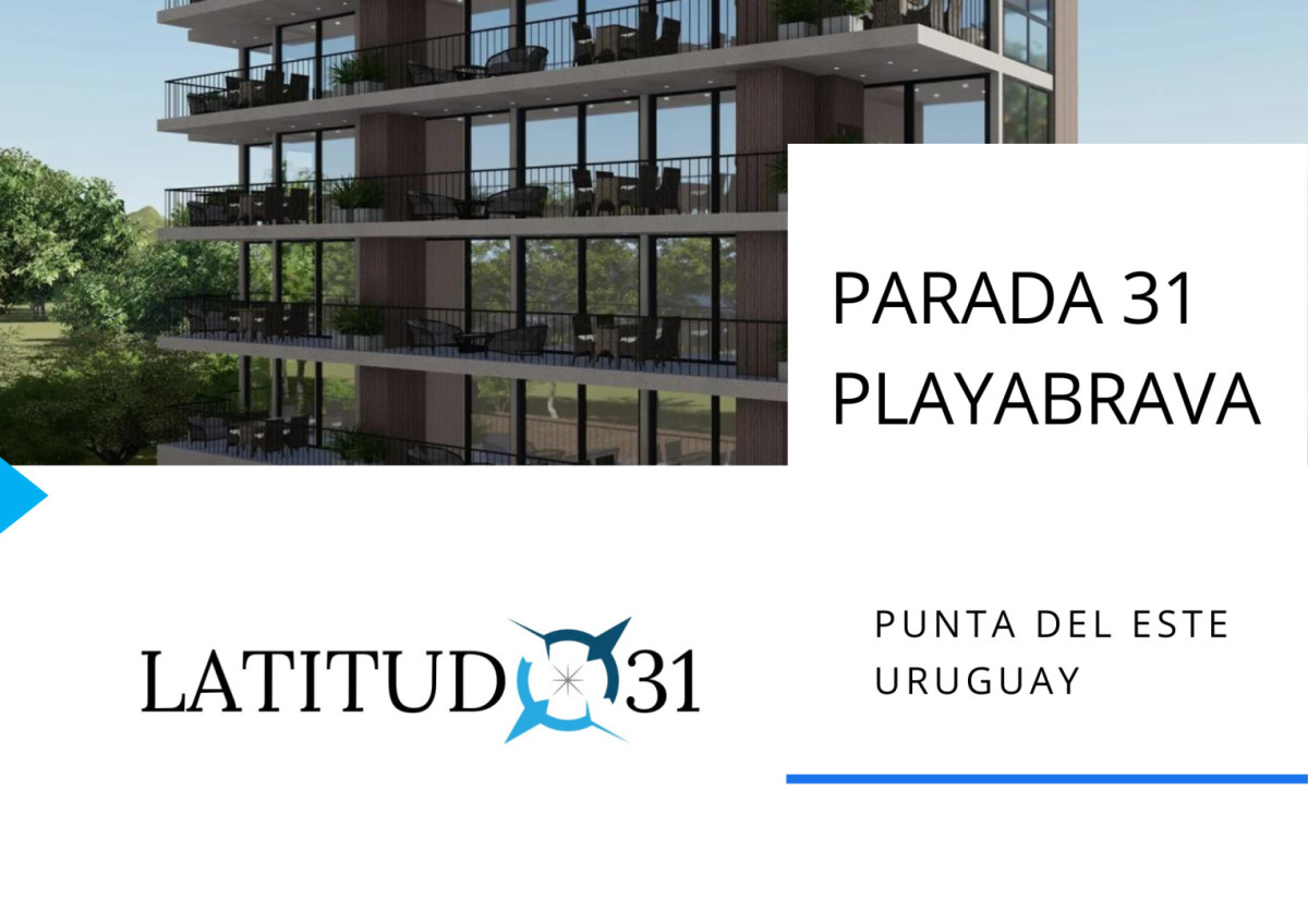 Imagen de Latitud 31 - Playa Brava Pda. 31 | Entrega diciembre 2027. Punta del Este