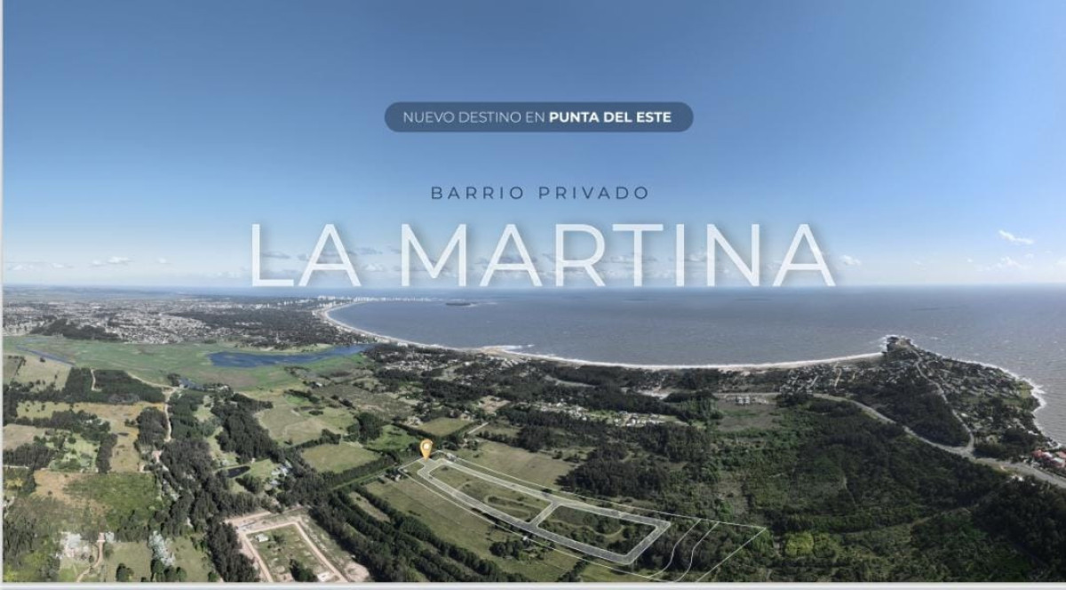 Barrio privado La Martina con 39 lotes - Preventa - Financiadas