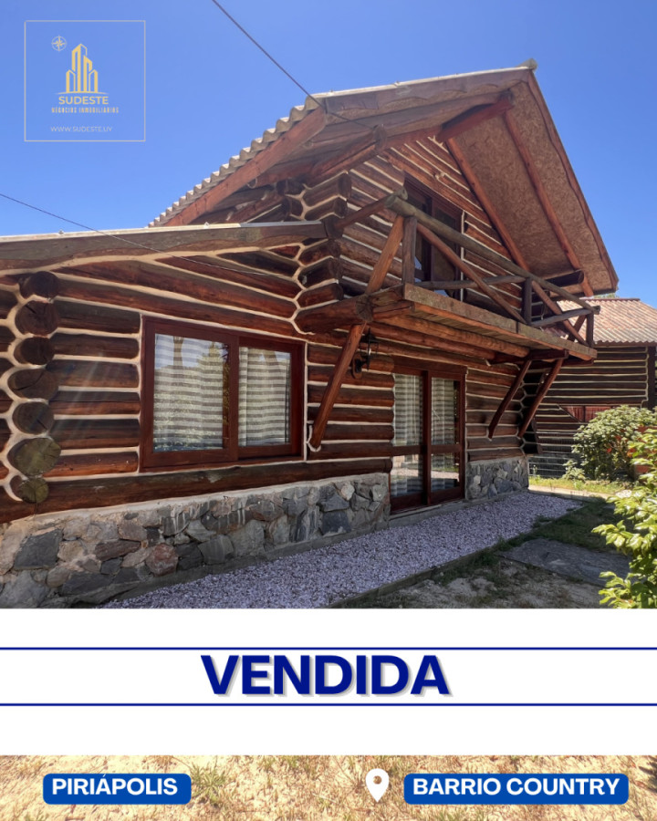 Hermosa Cabaña a la Venta en Piriápolis