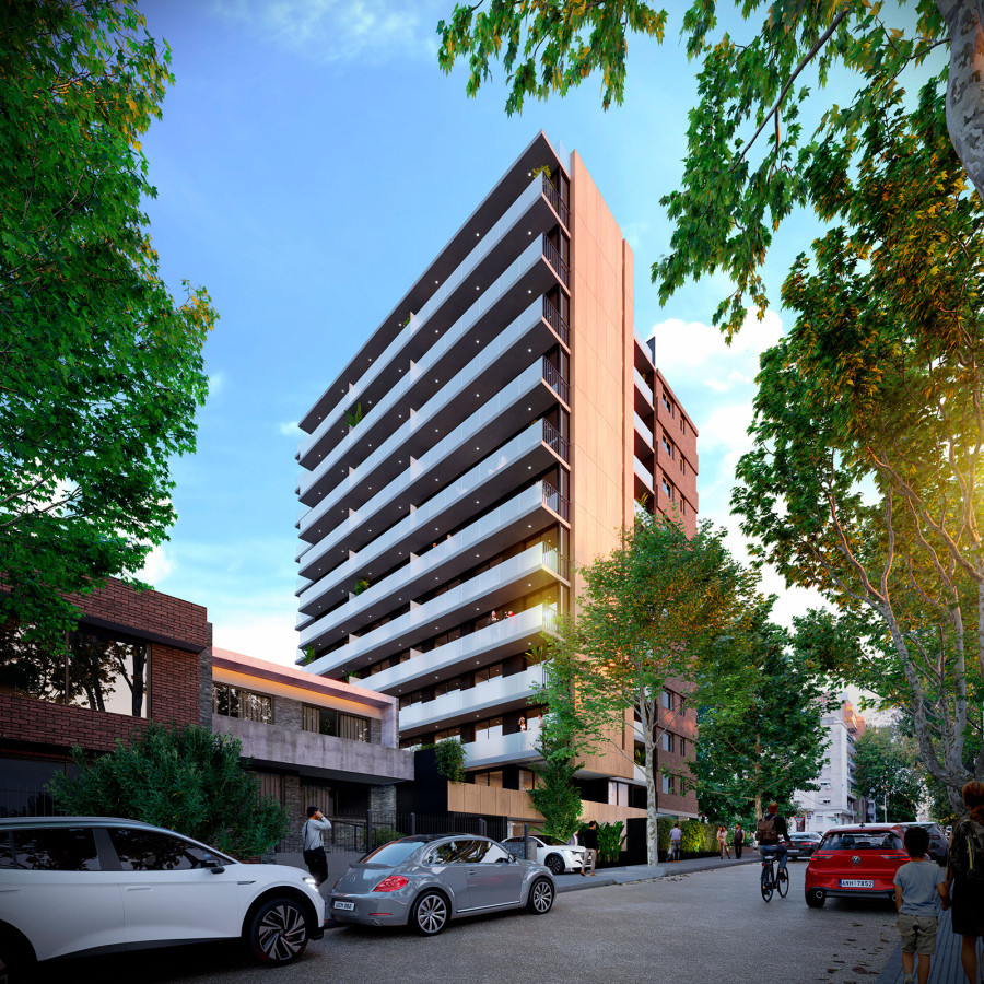 Vendo a estrenar 1D piso alto Punta Carretas