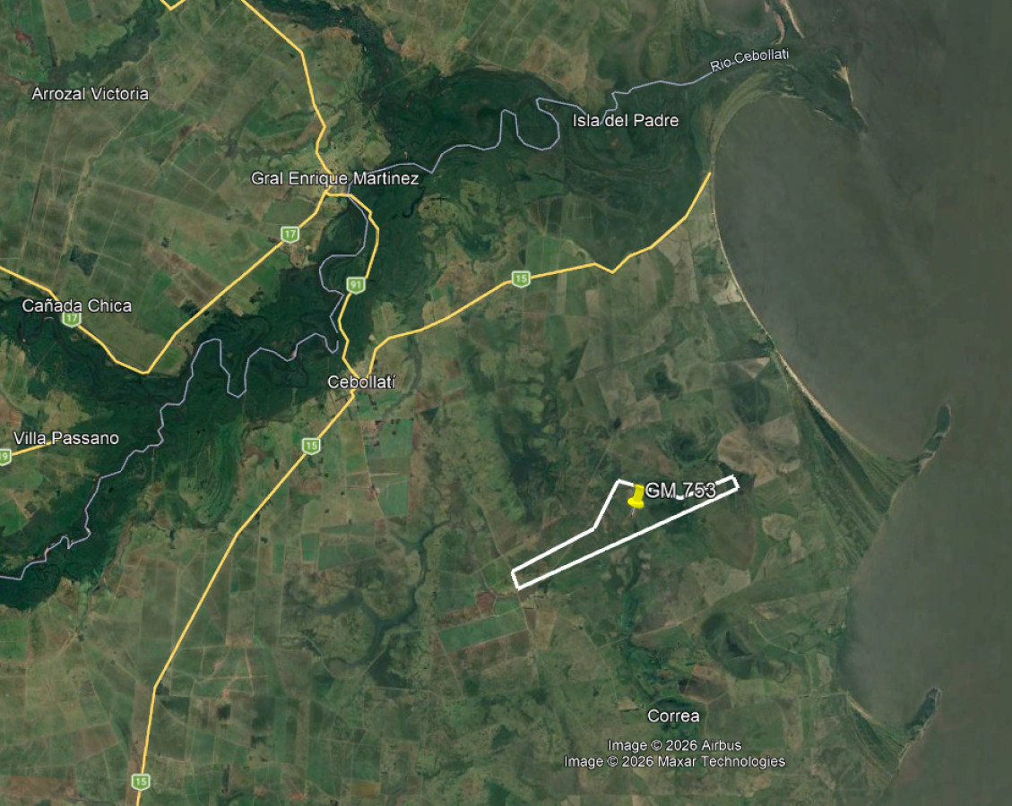 Se vende Campo Agrícola-Ganadero 753 has en Rocha