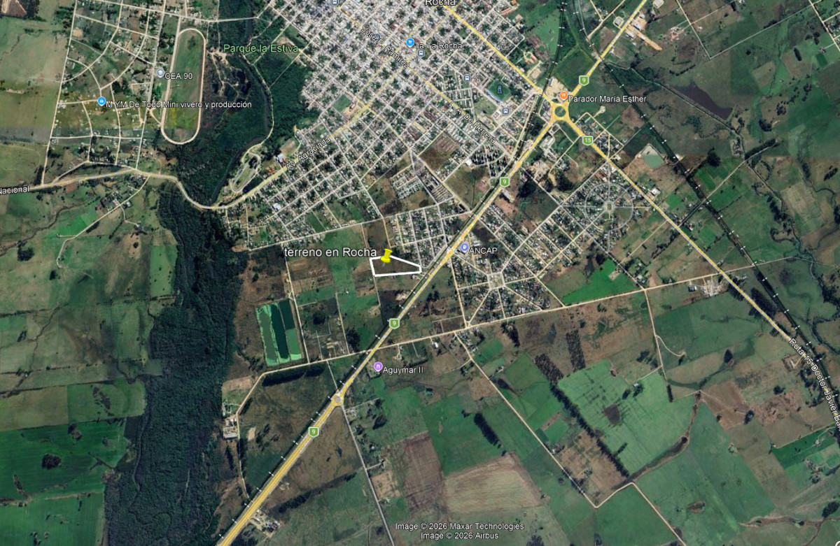 Terreno en venta de 3 hectareas sobre ruta N°9 accesos de Rocha Capital