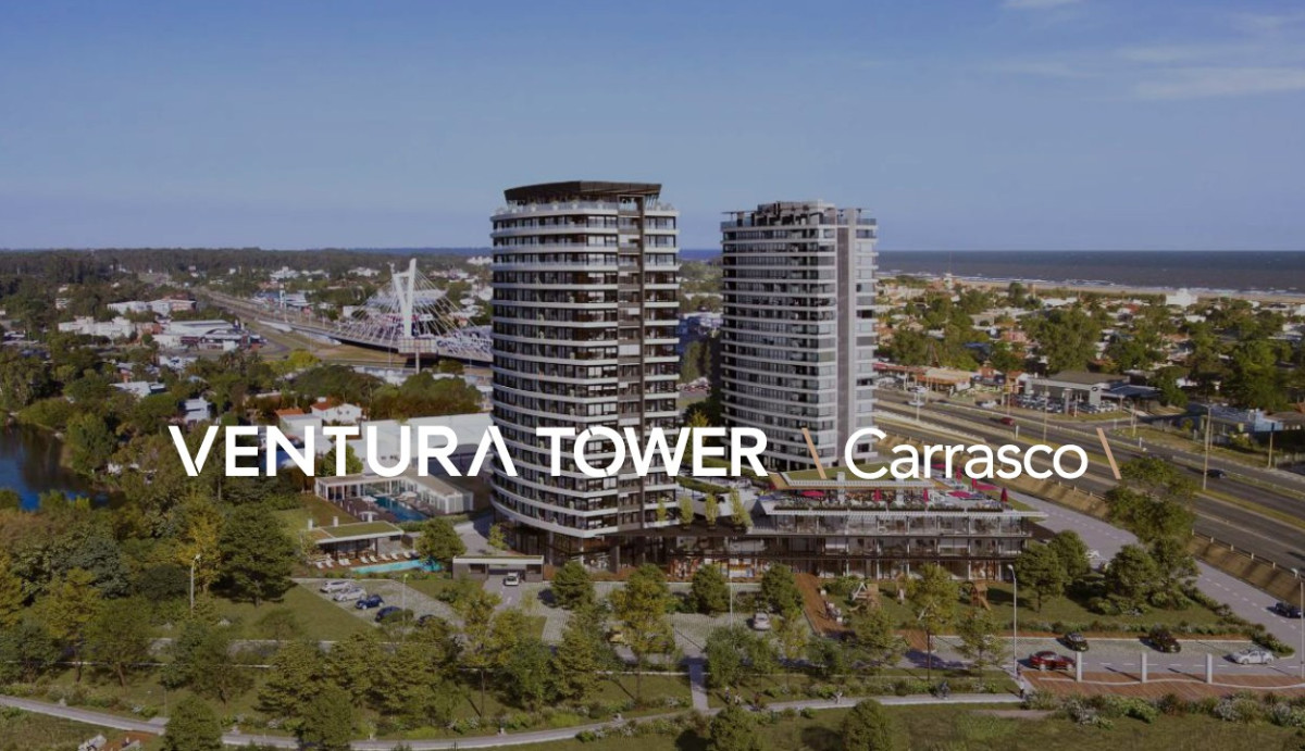 Apartamento en Piso 13  Ventura Tower Carrasco - ¡Precio promocional por tiempo limitado!