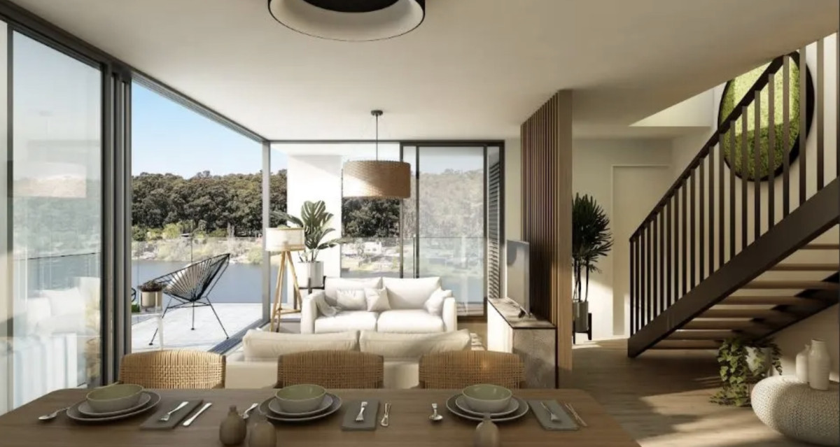 Vivir frente al lago, a minutos de todo - Venta C.de la Costa 3D 2B Suite Vista al lago Terraza Amenities 