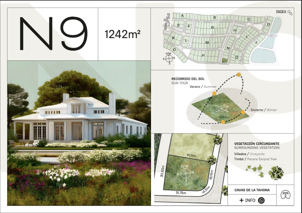 Venta Terreno en Cavas de la tahona