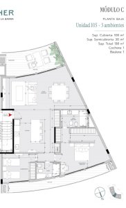 Venta apartamentos en pozo en the córner la barra