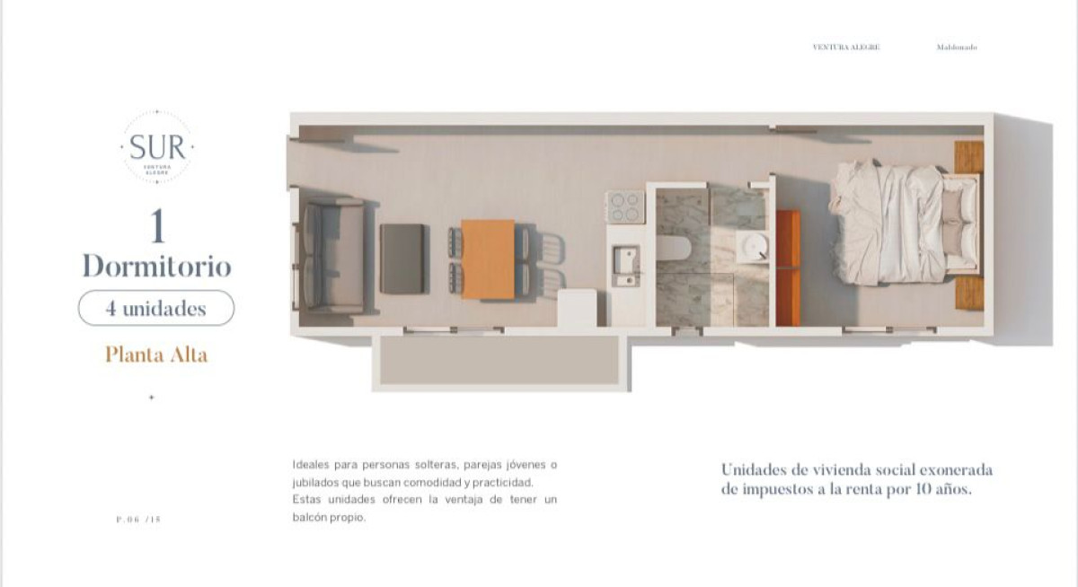 Venta espectacular edificio en Maldonado con beneficios fiscales