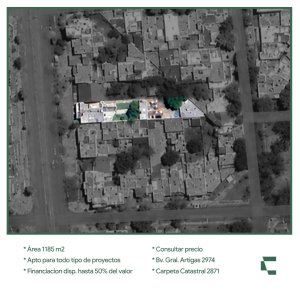 Terreno excepcional en venta sobre Bv. General Artigas