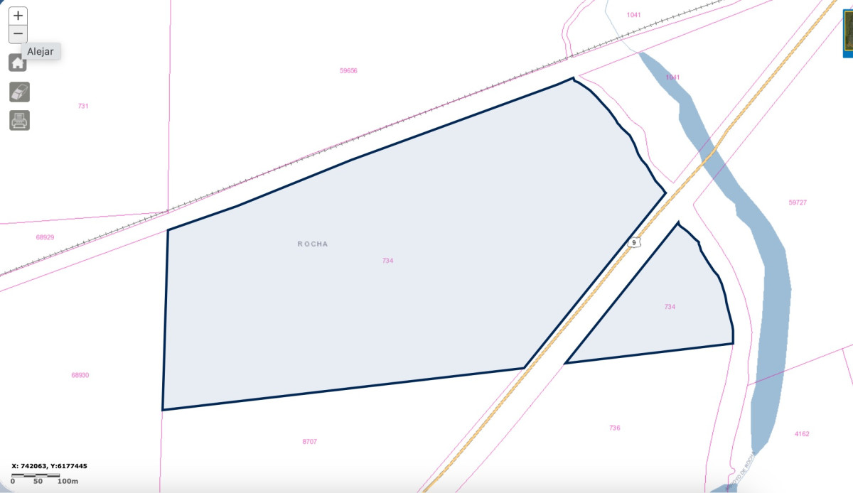 CAMPO AGRÍCOLA CERCA DE ROCHA Y LAS GARZAS