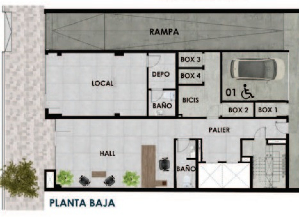 Venta local con garaje a estrenar en Cordón