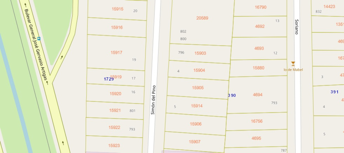 Terreno sobre Avenida