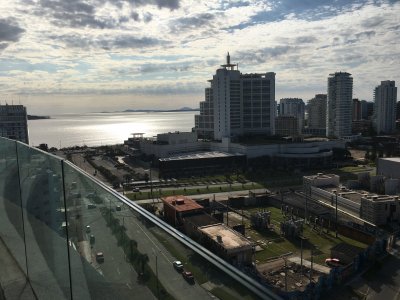 Apartamento en Venta y Alquiler en Punta del Este, Torre con todos los servicios, Piso alto, espectacular vista!