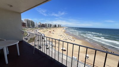 Espectacular vista al mar!!!! Alquiler en VERANO de Apto frente a la playa en la penìnsula de Punta del Este  1 dorm