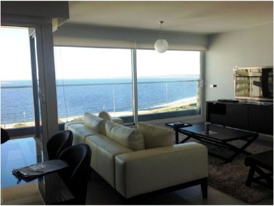 MANSA .Alquiler y venta de Apartamento en Punta del Este, Espectacular ubicación, Torre con todos los servicios