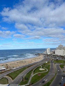 ALQUILER de Apartamento en Punta del Este,  frente a playa Brava con todos los servicios  