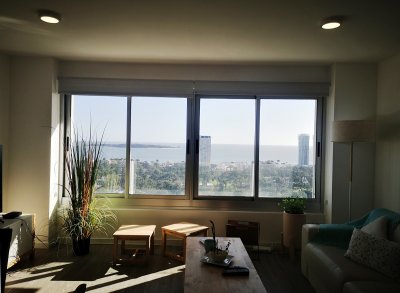 Apartamento en venta y alquiler temporal sobre en Punta del Este, Roosevelt, con muy linda vista parcial al mar, soleado, 