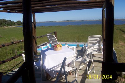 Casa de 2 dormitorios en José Ignacio, Santa Mónica vista al mar y a la Laguna - Piscina