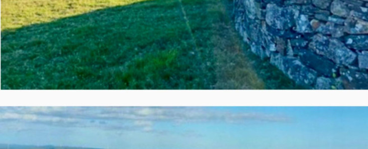 CAMPO en Sierras de Carape con casco antiguo ( 1870 ) 