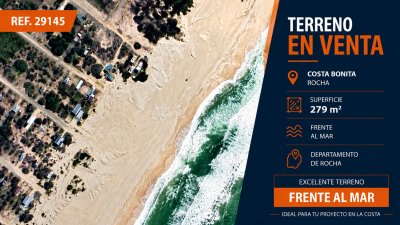 Venta de Terreno en Punta Rubia 
