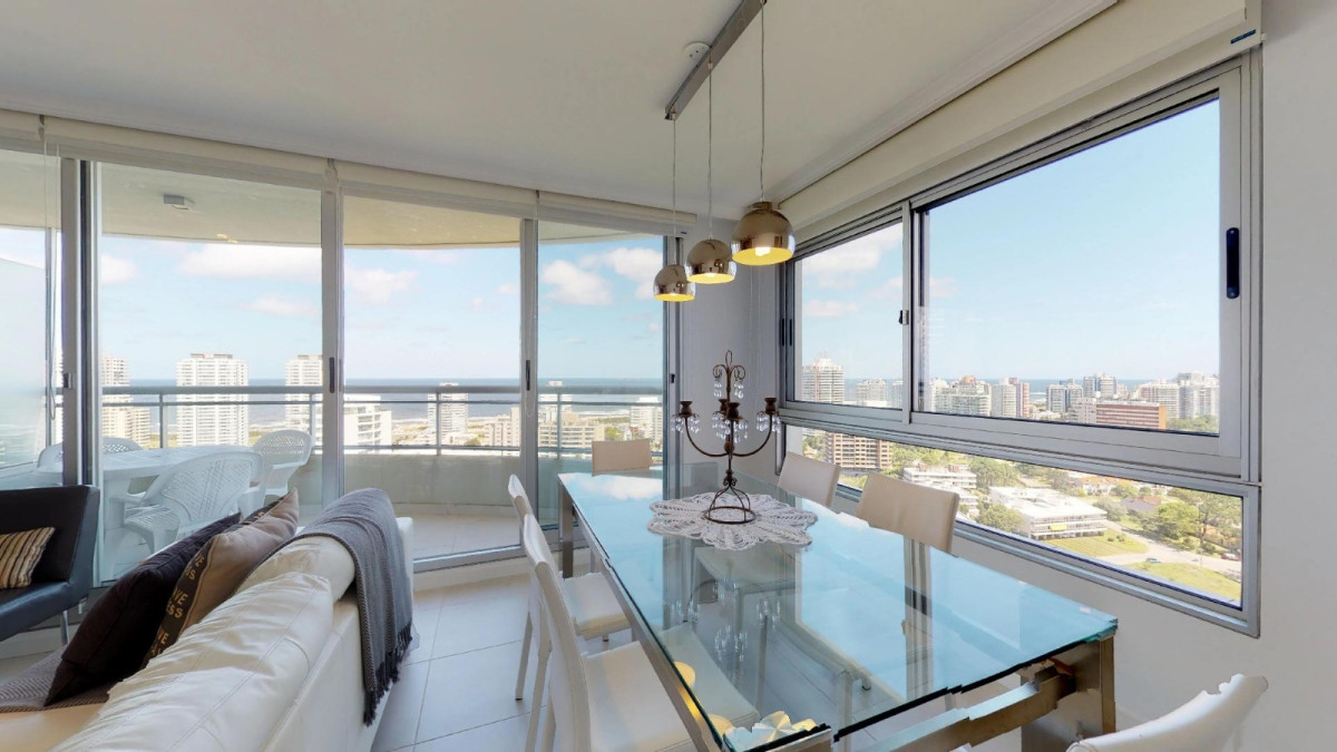 Apartamento dos dormitorios Ocean Drive Punta del Este Mirando el Mar