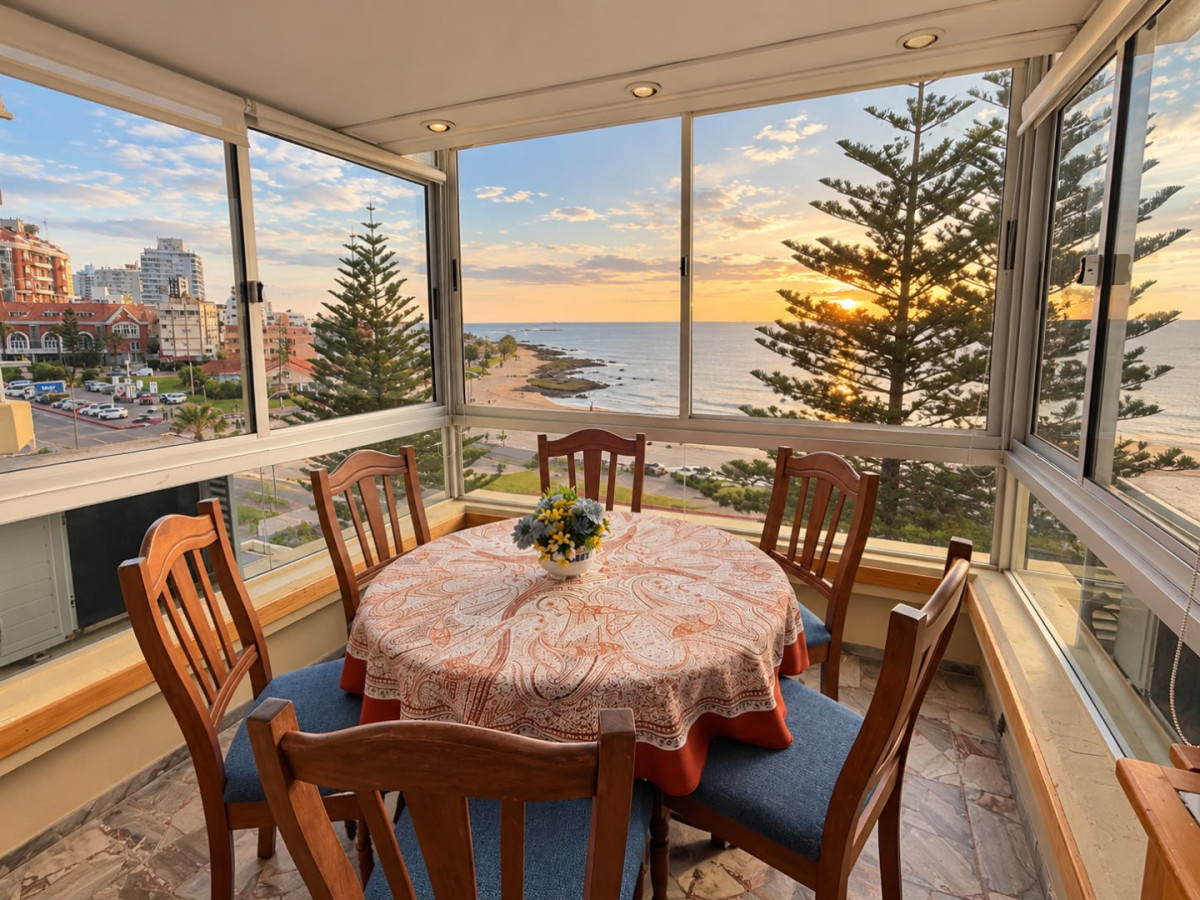 Departamento primera linea en venta Punta del Este-edificio malecón